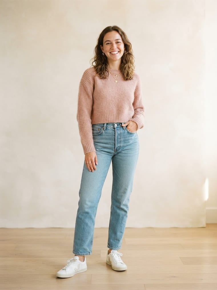 A saved look created in Fitting Room